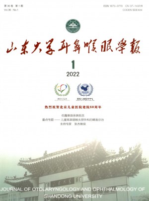 山东大学耳鼻喉眼学报杂志 